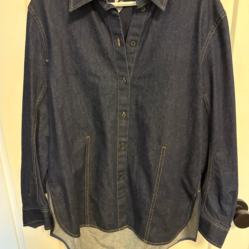 COS Women’s Denim Shirt with contrast stitching